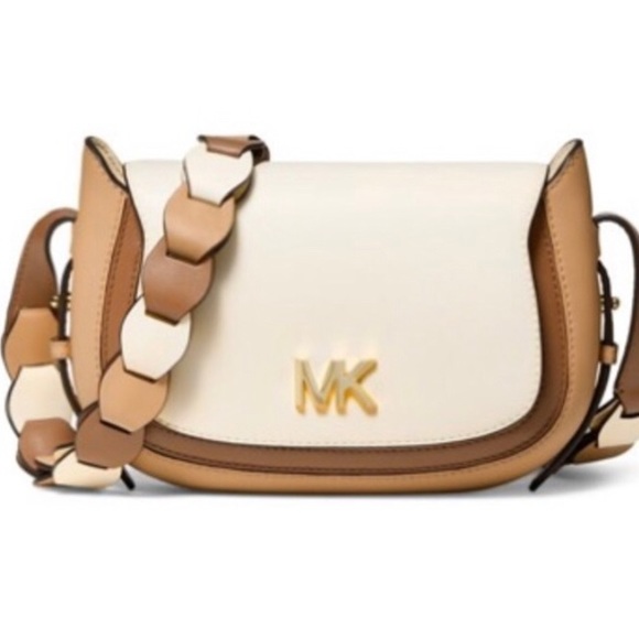 MICHAEL Michael Kors Handbags - ⤵️FINAL NWT MICHAEL KORS JOLENE 2 TONED SADDLE BAG